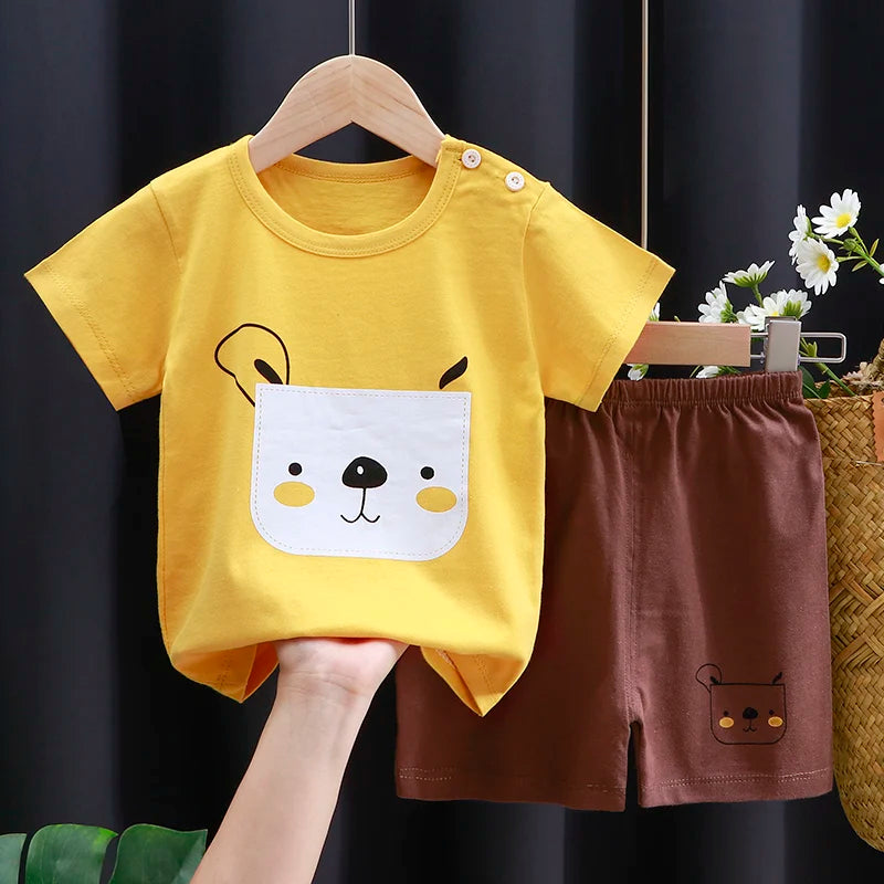 Cool & Comfy for Summer”
“Adorable Cartoon Prints”
“Soft Cotton, True to Size”
“Perfect for Playtime”
“Unisex Baby Outfit”