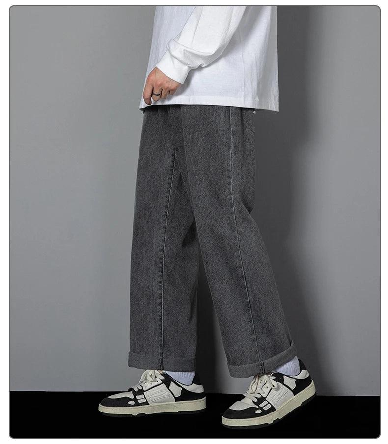 Classic Straight Fit Comfortable Loose Design Lightweight Denim Casual Everyday Wear Spring & Summer Essential