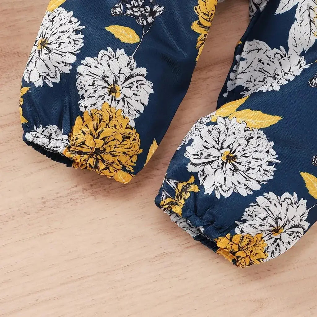 Soft Combed Cotton Material”
“3PCS Coordinated Summer Outfit”
“Floral Pants with Cute Bow”
“Matching Headband Included”
“Comfortable & True to Size”