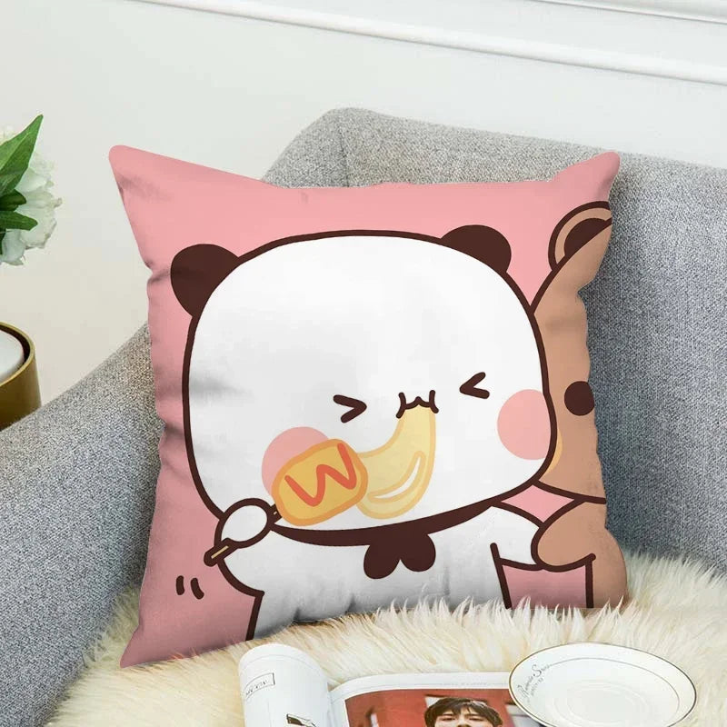 BUBU DUDU Decorative Pillow Covers 45x45cm Soft Polyester Cushion Case
