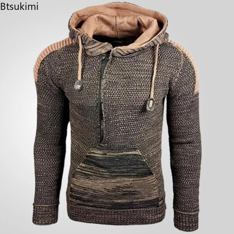 "Slim Fit. Warm Style.""Perfect for Autumn & Winter" "Sizes S to 4XL" "High Neck Modern Look" "Casual • Party • Club"