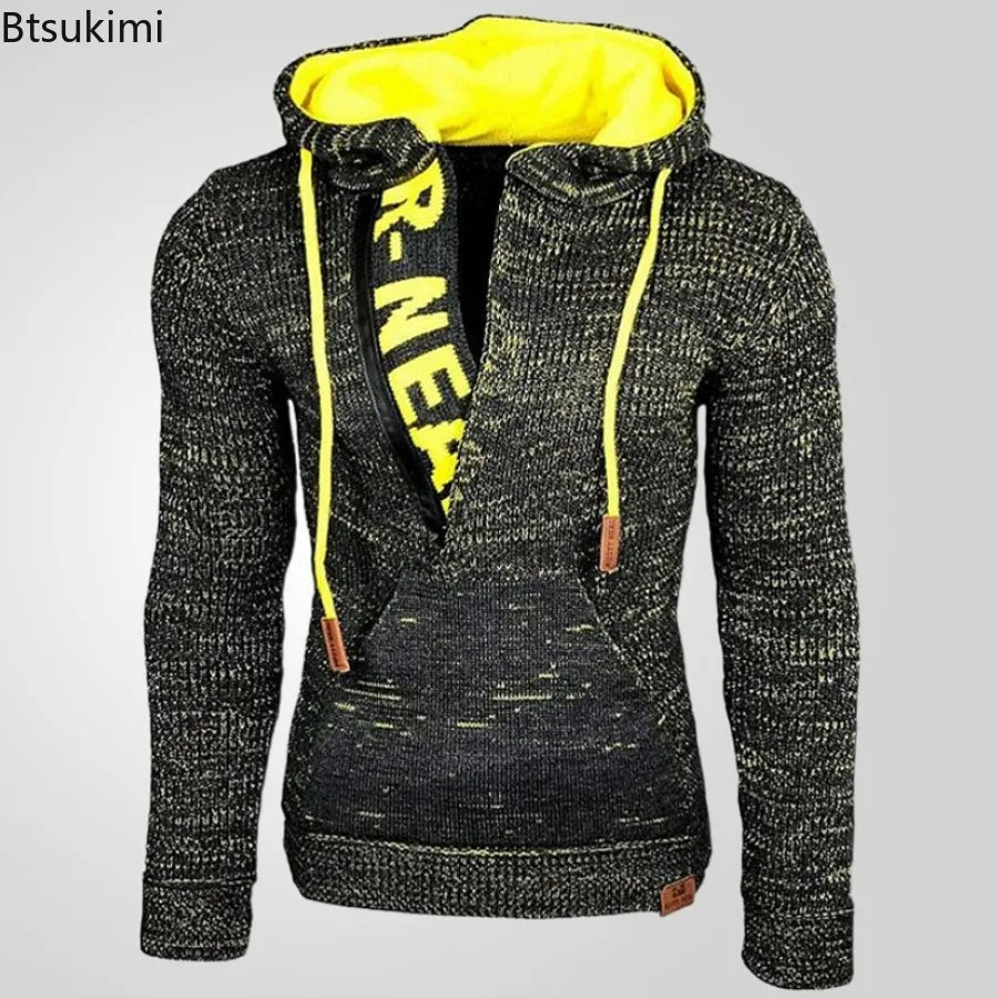 "Slim Fit. Warm Style.""Perfect for Autumn & Winter" "Sizes S to 4XL" "High Neck Modern Look" "Casual • Party • Club"