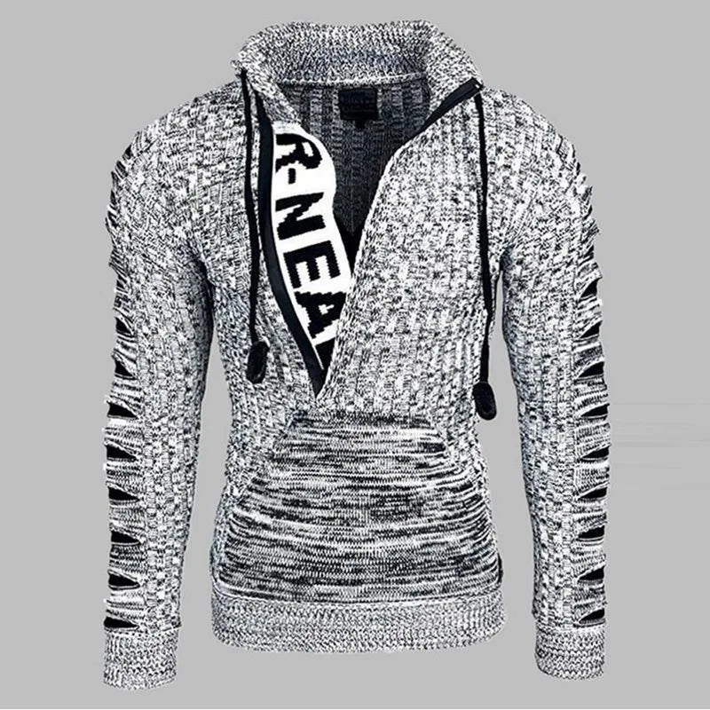 "Slim Fit. Warm Style.""Perfect for Autumn & Winter" "Sizes S to 4XL" "High Neck Modern Look" "Casual • Party • Club"