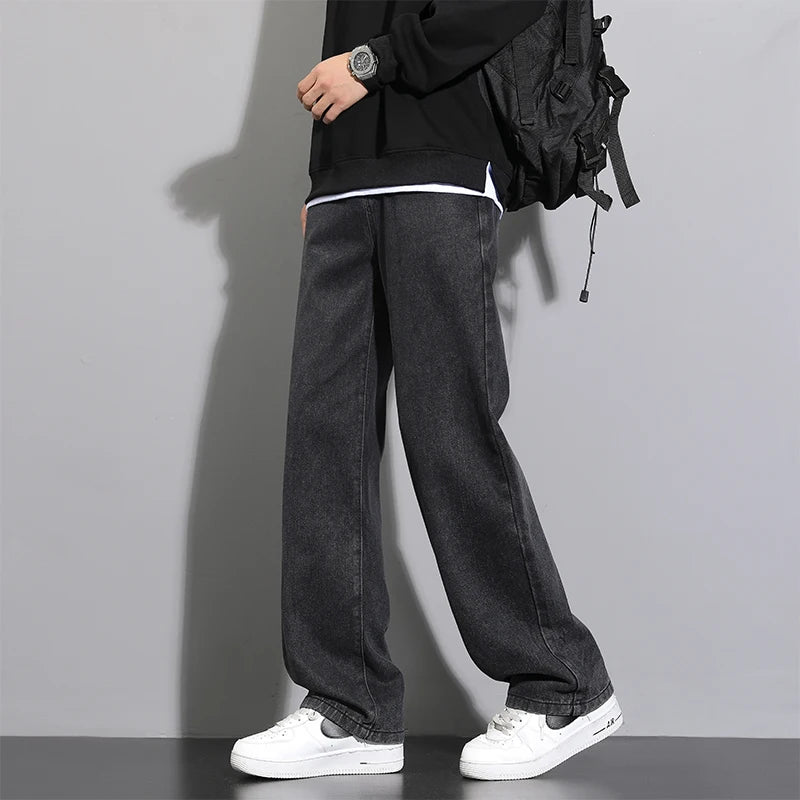 Classic Straight Fit Comfortable Loose Design Lightweight Denim Casual Everyday Wear Spring & Summer Essential