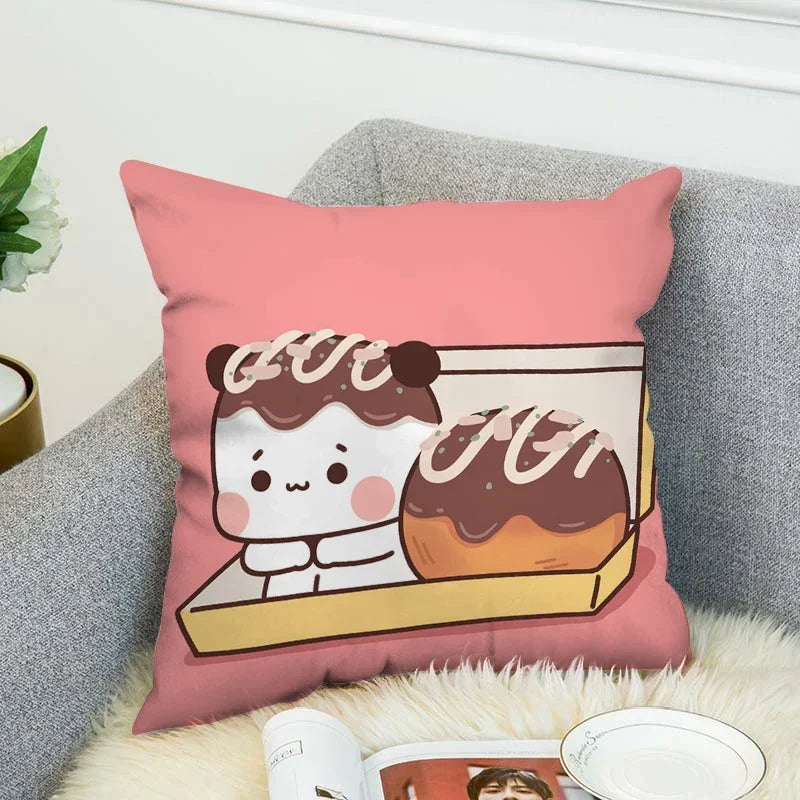 BUBU DUDU Decorative Pillow Covers 45x45cm Soft Polyester Cushion Case