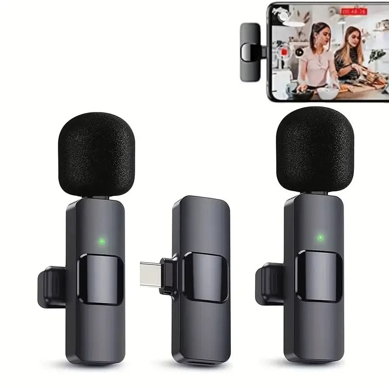 Wireless Lavalier Microphone β Clip-On Mic with Noise Reduction