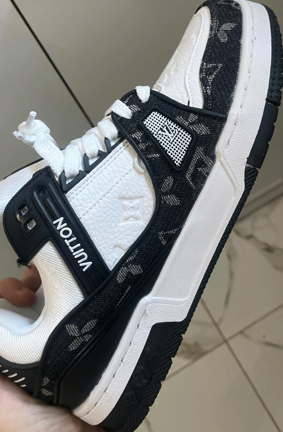 "Black & White Designer Sneakers"
"Blue & White Designer Sneakers"
"Green & White Designer Sneakers"