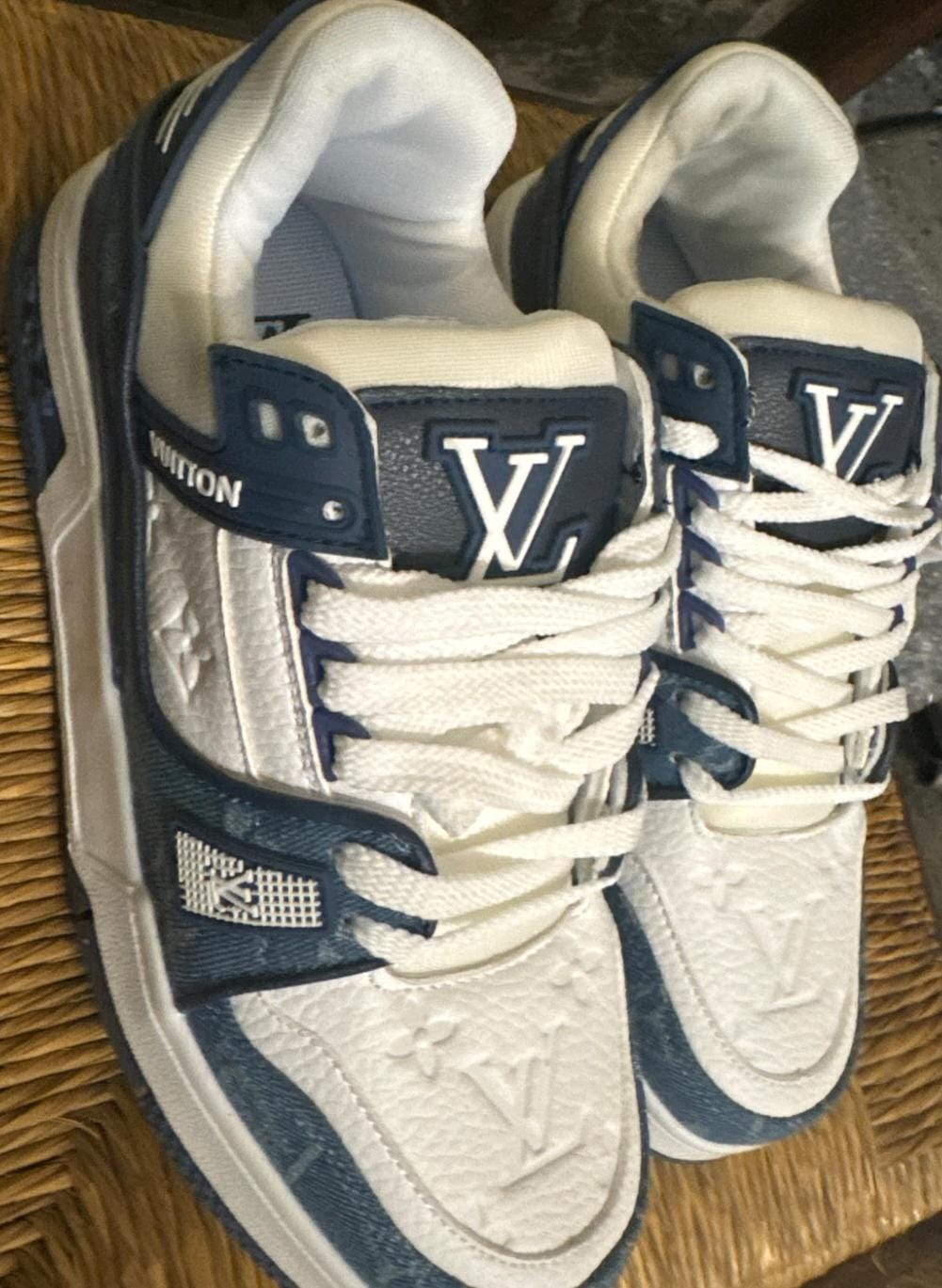 "Black & White Designer Sneakers"
"Blue & White Designer Sneakers"
"Green & White Designer Sneakers"