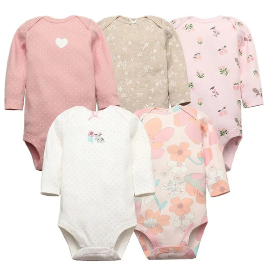 “5PCS Soft Cotton Set” “Adorable Cartoon Designs” “True-to-Size Fit” “Perfect Baby Shower Gift” “All-Season Comfort”
