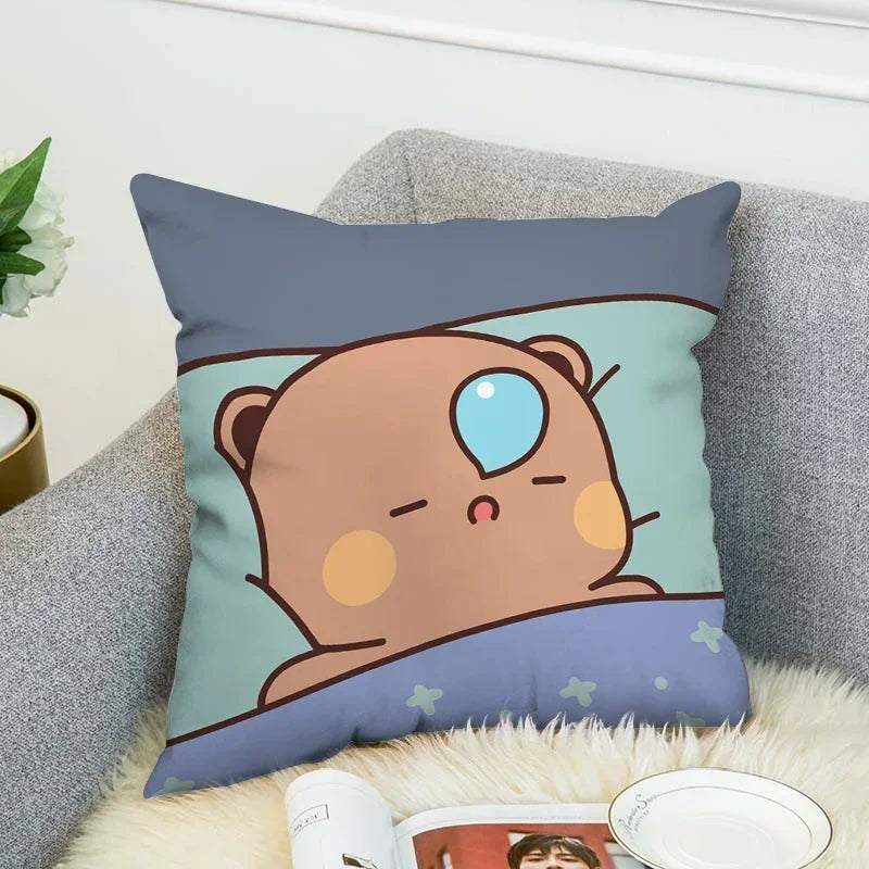 BUBU DUDU Decorative Pillow Covers 45x45cm Soft Polyester Cushion Case