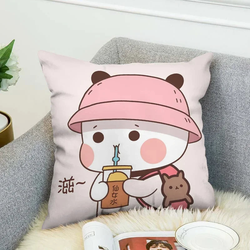 BUBU DUDU Decorative Pillow Covers 45x45cm Soft Polyester Cushion Case