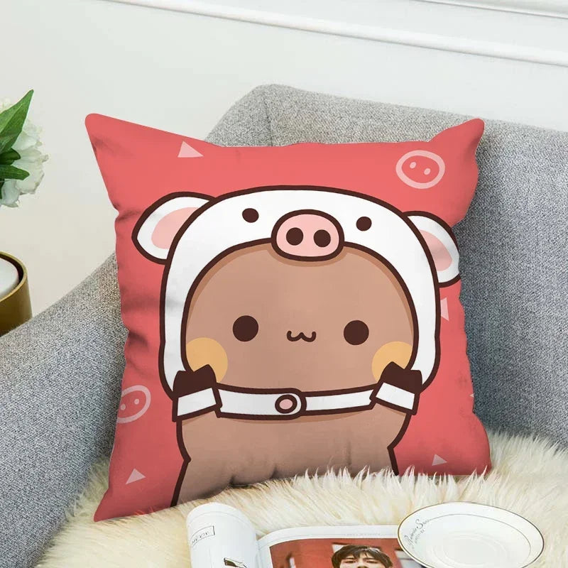 BUBU DUDU Decorative Pillow Covers 45x45cm Soft Polyester Cushion Case