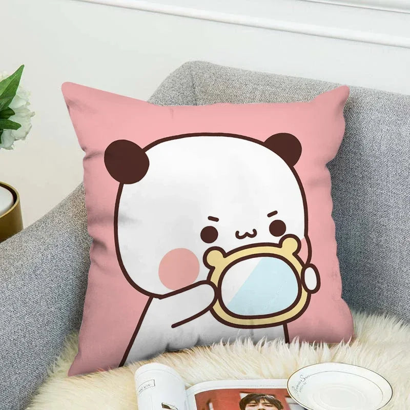 BUBU DUDU Decorative Pillow Covers 45x45cm Soft Polyester Cushion Case
