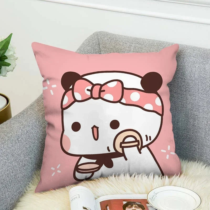 BUBU DUDU Decorative Pillow Covers 45x45cm Soft Polyester Cushion Case