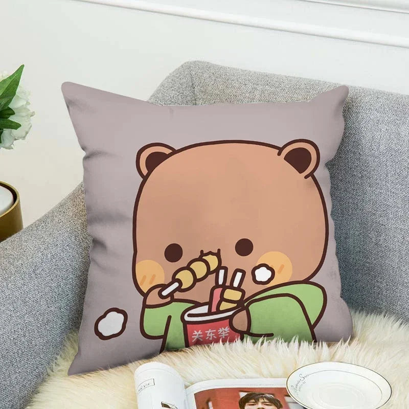 BUBU DUDU Decorative Pillow Covers 45x45cm Soft Polyester Cushion Case