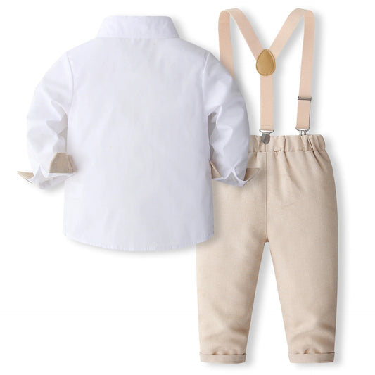 Gentleman Baby Boys Outfit 1-6Y | Birthday Party Formal 4PCS Set
