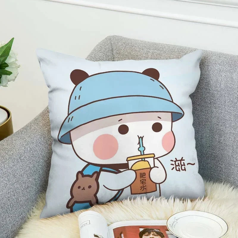 BUBU DUDU Decorative Pillow Covers 45x45cm Soft Polyester Cushion Case