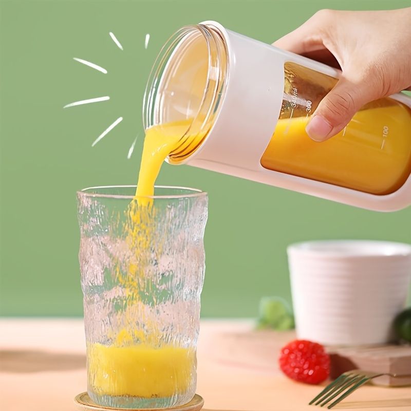 Portable Wireless Blender With The Straw; USB Travel Juice Cup Baby