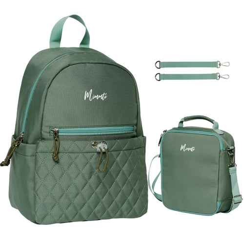 MIMMTI® Mini luiertas rugzak en kinderrugzak in één
