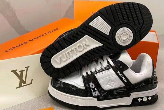 "Black & White Designer Sneakers"
"Blue & White Designer Sneakers"
"Green & White Designer Sneakers"